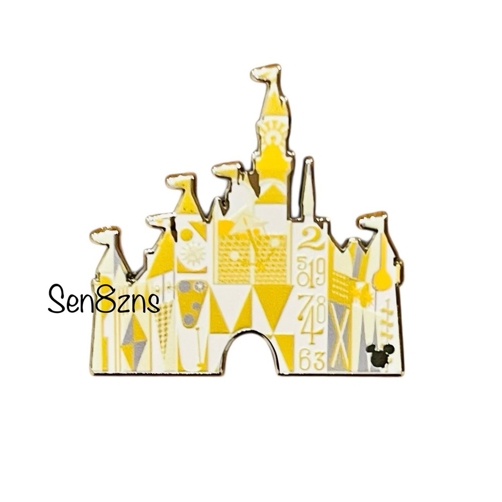 (SOLD) Disney Pin Small World Castle Chaser Disneyland Hidden Mickey Wave B 2025